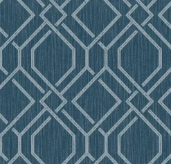 Brewster 4025-82512 Frege Blue Trellis Wallpaper