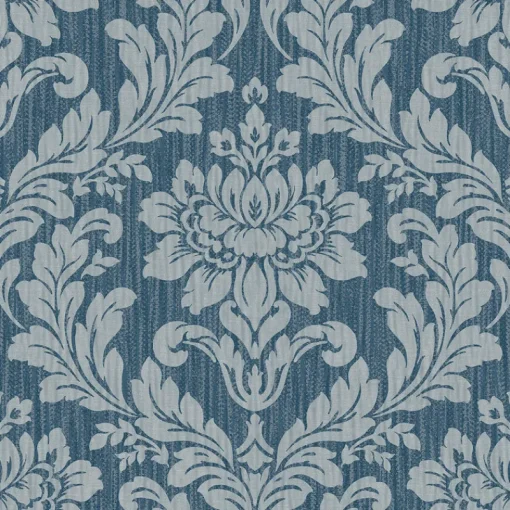 Brewster 4025-82511 Galois Blue Damask Wallpaper