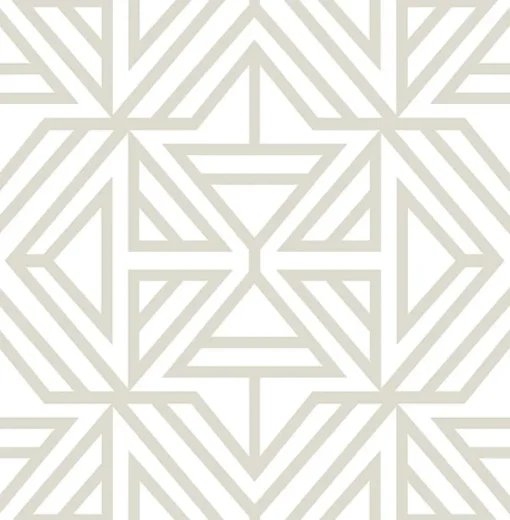 Brewster/ASP 2902-25554 Helios Bone Geometric Wallpaper