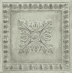 Brewster/ASP 2922-24033 Hillman Light Green Ornamental Tin Tile Wallpaper