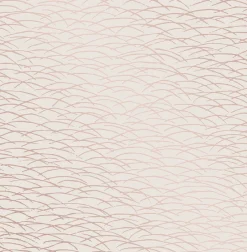 Brewster/ASP 2889-25244 Hono Rose Gold Abstract Wave Wallpaper