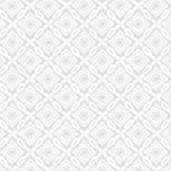Brewster 3122-10700 Hugson Grey Quilted Damask Wallpaper