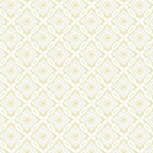 Brewster 3122-10703 Hugson Yellow Quilted Damask Wallpaper