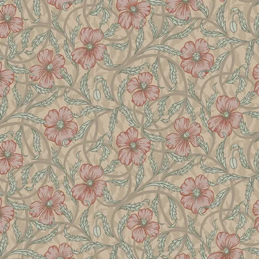 Brewster/ASP 2948-28026 Imogen Light Brown Floral Wallpaper