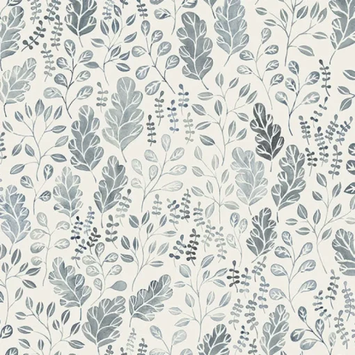 Brewster/ASP 2948-27013 Isha Blue Leaf Wallpaper