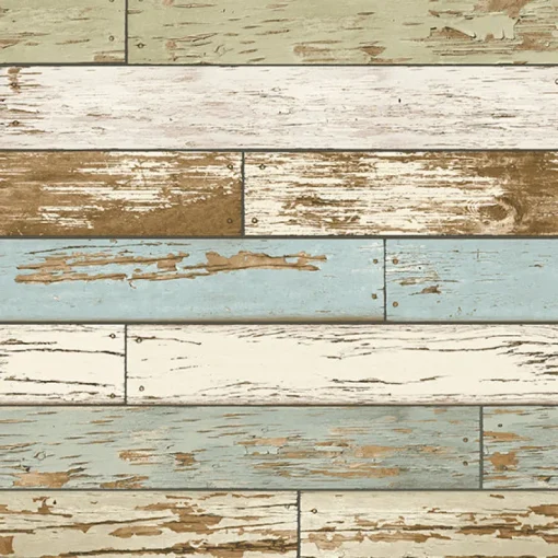 Brewster 2904-22302 Juda Green Scrap Wood Wallpaper