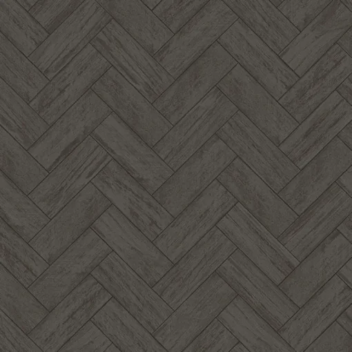 Brewster 3123-10110 Kaliko Dark Grey Wood Herringbone Wallpaper