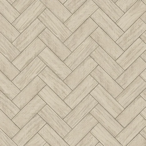 Brewster 3123-10105 Kaliko Taupe Wood Herringbone Wallpaper