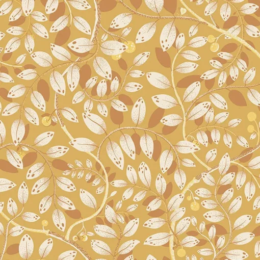 Brewster/ASP 2932-65108 Kirke Yellow Leafy Vines Wallpaper