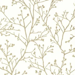 Brewster/ASP 4019-86454 Koura Cream Budding Branches Wallpaper