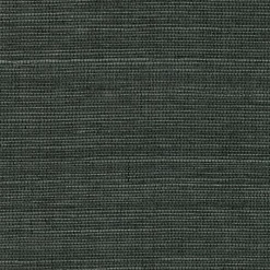 Brewster 2732-80075 Kowloon Charcoal Sisal Grasscloth Wallpaper