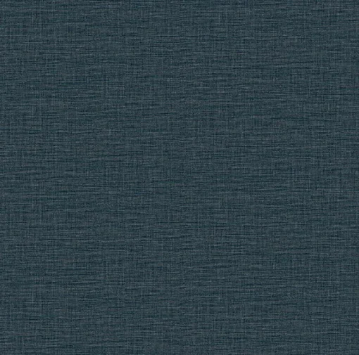 Brewster/ASP 2971-86181 Lela Navy Faux Linen Wallpaper