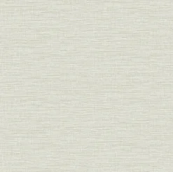 Brewster/ASP 2971-86180 Lela Silver Faux Linen Wallpaper