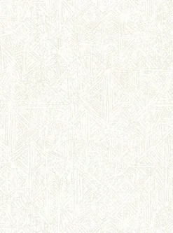 Brewster 391524 Longmont White Global Geometric Wallpaper