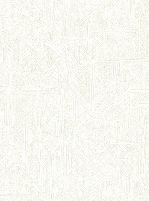 Brewster 391524 Longmont White Global Geometric Wallpaper