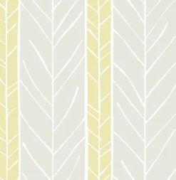 Brewster/ASP 2903-25818 Lottie Yellow Stripe Wallpaper