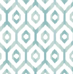 Brewster/ASP 2744-24142 Lucia Teal Diamond Wallpaper