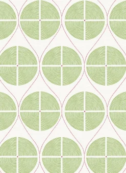 Brewster/ASP 2901-25426 Luminary Green Ogee Wallpaper