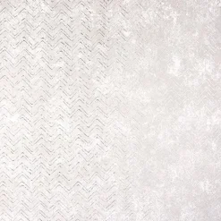 Brewster 2927-00604 Luna Platinum Distressed Chevron Wallpaper