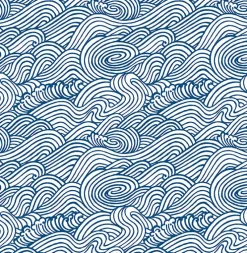Brewster/ASP 2744-24132 Mare Navy Wave Wallpaper