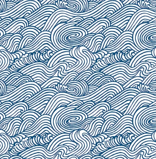 Brewster/ASP 2744-24132 Mare Navy Wave Wallpaper