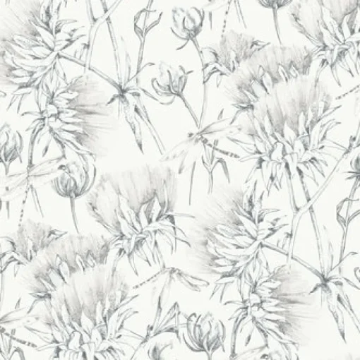 Brewster/ASP 2973-90402 Mariell Grey Dragonfly Wallpaper