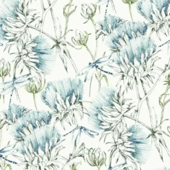 Brewster/ASP 2973-90401 Mariell Teal Dragonfly Wallpaper
