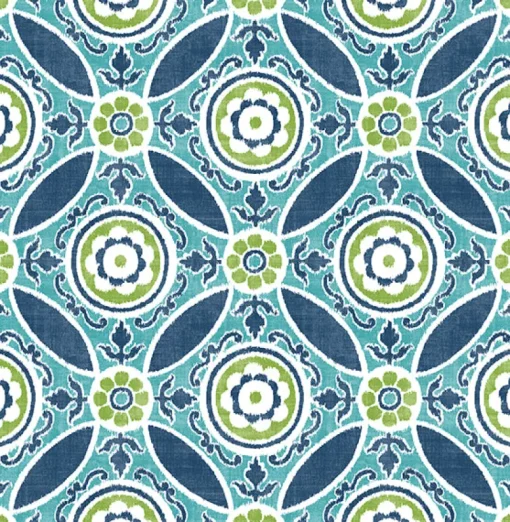 Brewster/ASP 2744-24115 Maya Teal Medallion Wallpaper