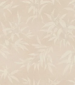 Brewster 4035-409758 Minori Beige Leaves Wallpaper