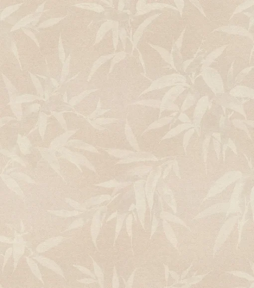 Brewster 4035-409758 Minori Beige Leaves Wallpaper