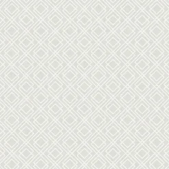 Brewster 3117-24177 Napa Light Grey Geometric Wallpaper