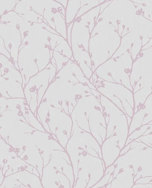 Brewster 2766-42035 Orchis Lavender Flower Branches Wallpaper