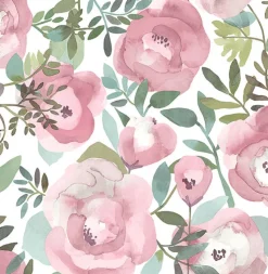 Brewster/ASP 2903-25839 Orla Pink Floral Wallpaper