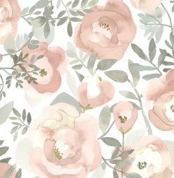 Brewster/ASP 2903-25838 Orla Rose Floral Wallpaper