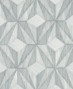 Brewster/ASP 2908-87103 Paragon Slate Geometric Wallpaper