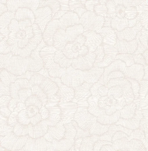 Brewster/ASP 2969-26037 Periwinkle Pink Textured Floral Wallpaper