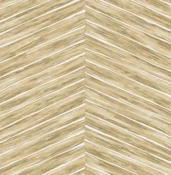 Brewster 2767-23778 Pina Brown Chevron Weave Wallpaper