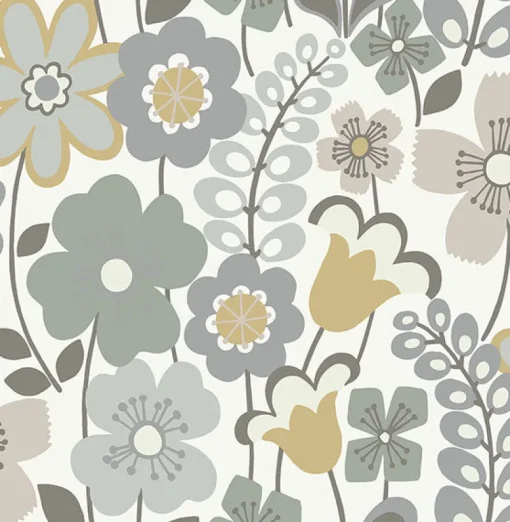 Brewster/ASP 2903-25826 Piper Lavender Floral Wallpaper