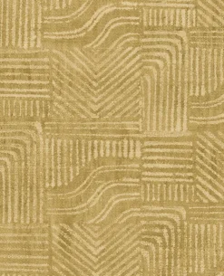 Brewster 391535 Pueblo Mustard Global Geometric Wallpaper