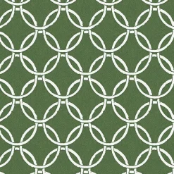 Brewster 3122-11004 Quelala Green Ring Ogee Wallpaper