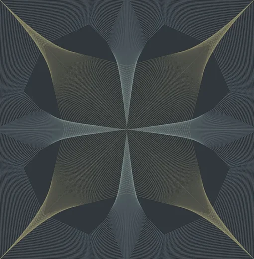 Brewster/ASP 2902-25526 Radius Navy Geometric Wallpaper