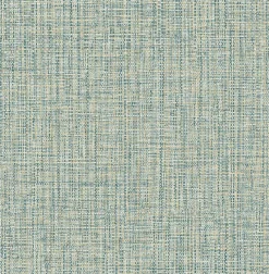 Brewster/ASP 2908-24944 Rattan Teal Woven Wallpaper