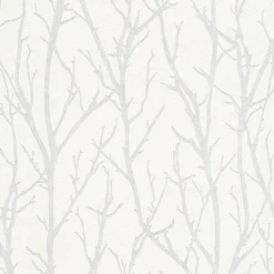 Brewster 4000-3210-15 Redford White Birch Paintable Wallpaper