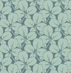 Brewster/ASP 2970-26108 Robert Aqua Clover Wallpaper