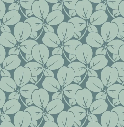 Brewster/ASP 2970-26108 Robert Aqua Clover Wallpaper