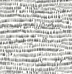 Brewster/ASP 2764-24354 Runes Charcoal Brushstrokes Wallpaper