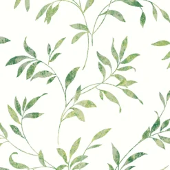 Brewster 3117-54517 Sanibel Green Trail Wallpaper
