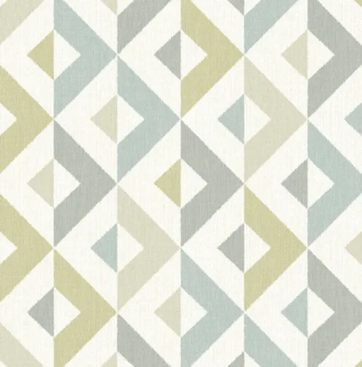 Brewster/ASP 2902-25544 Seesaw Grey Geometric Faux Linen Wallpaper