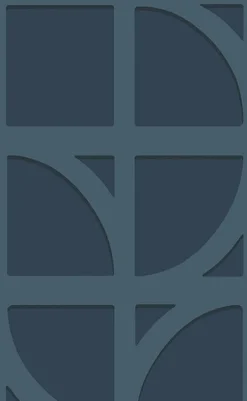 Brewster 395805 Shapes Dark Blue Curved Trellis Wallpaper
