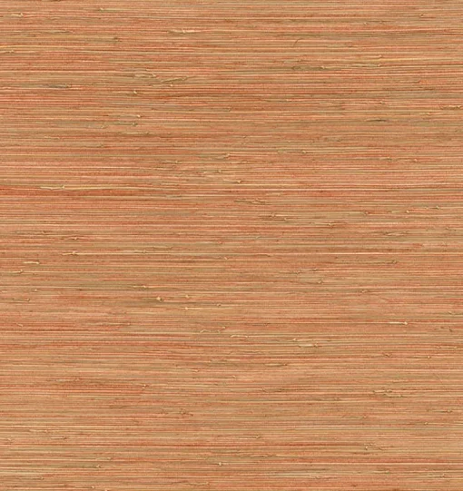 Brewster/ASP 2972-86108 Shuang Coral Handmade Grasscloth Wallpaper